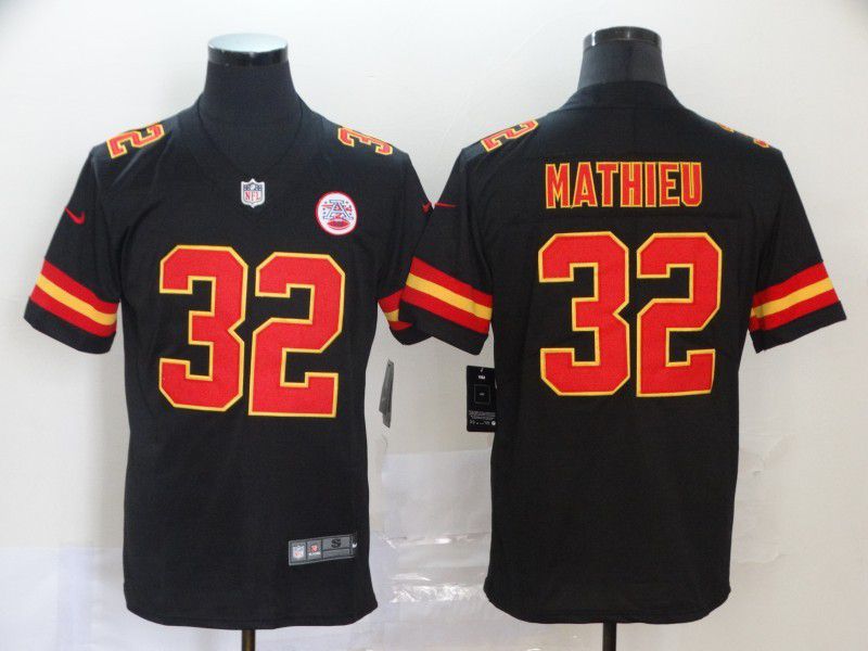 Men Kansas City Chiefs #32 Mathieu Black Nike Vapor Untouchable Limited NFL Jersey